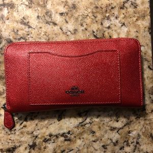 Metallic COACH wallet